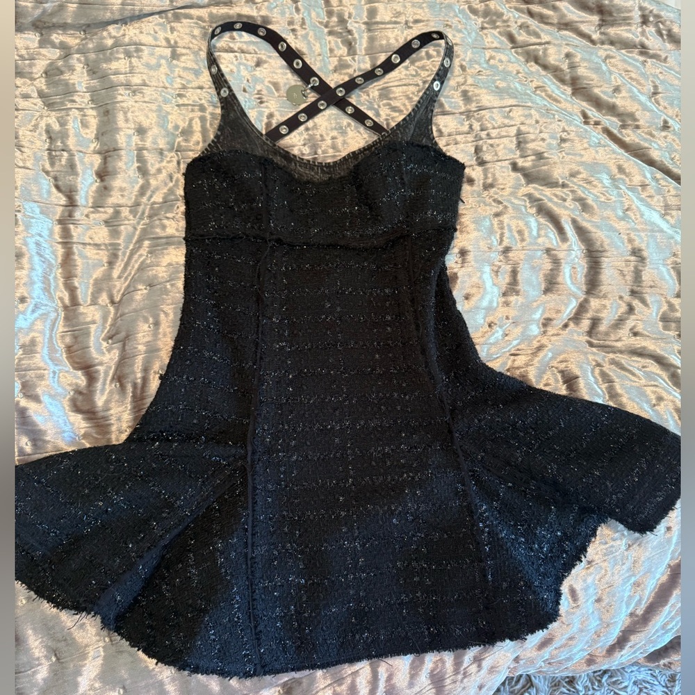 Diesel D-Naki Black Mini Dress